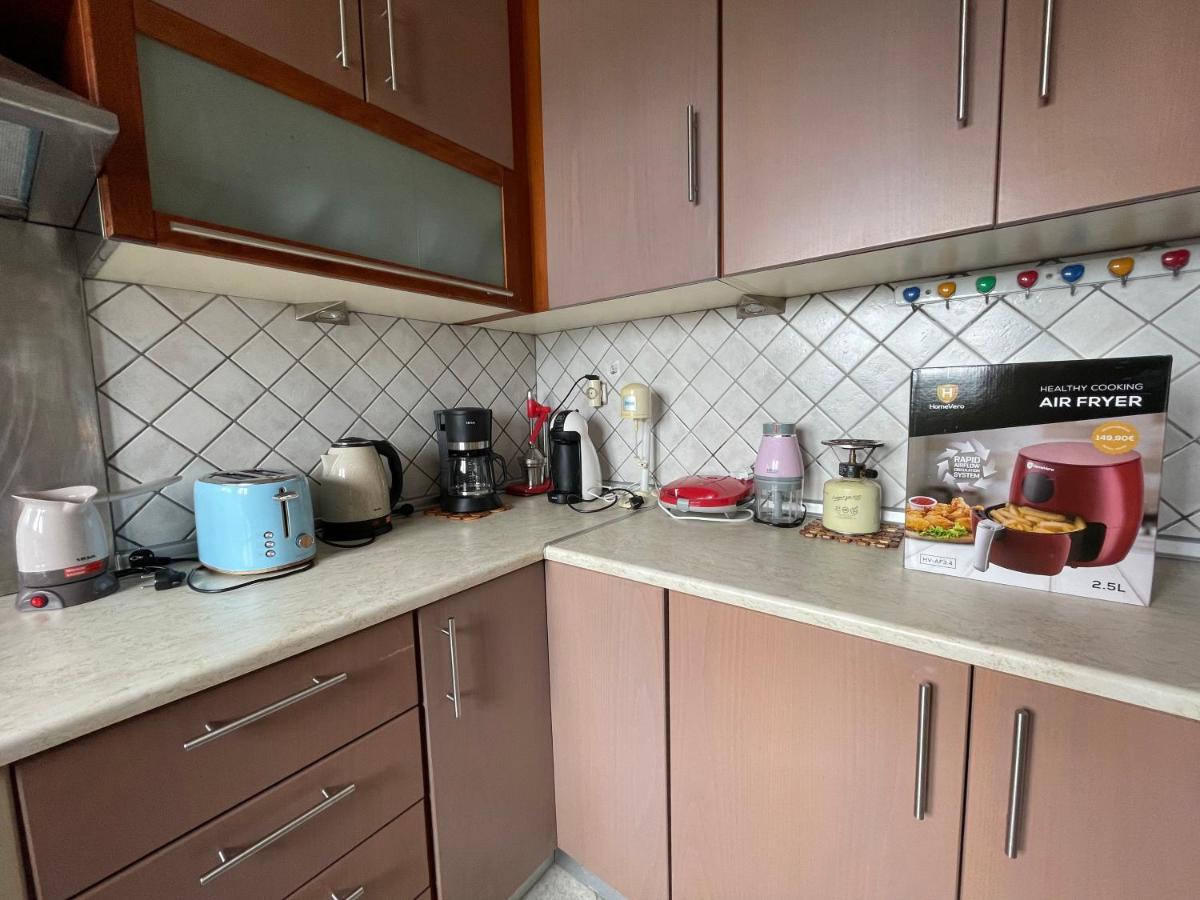 Seaside Apartment With Private Garden Néa Ankhíalos المظهر الخارجي الصورة